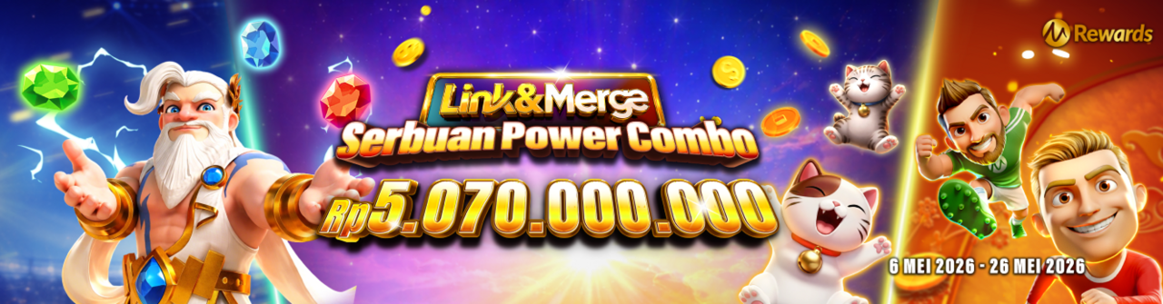 Link & Merge - Serbuan Kombo Super Total hadiah uang tunai Rp 5.070.000.000 Link & Merge - Serbuan Kombo Super Total hadiah uang tunai Rp 5.070.000.000