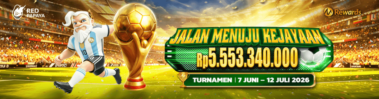 Jalan Menuju Kemenangan. Total hadiah uang tunai Rp 5.553.340.000 Jalan Menuju Kemenangan. Total hadiah uang tunai Rp 5.553.340.000