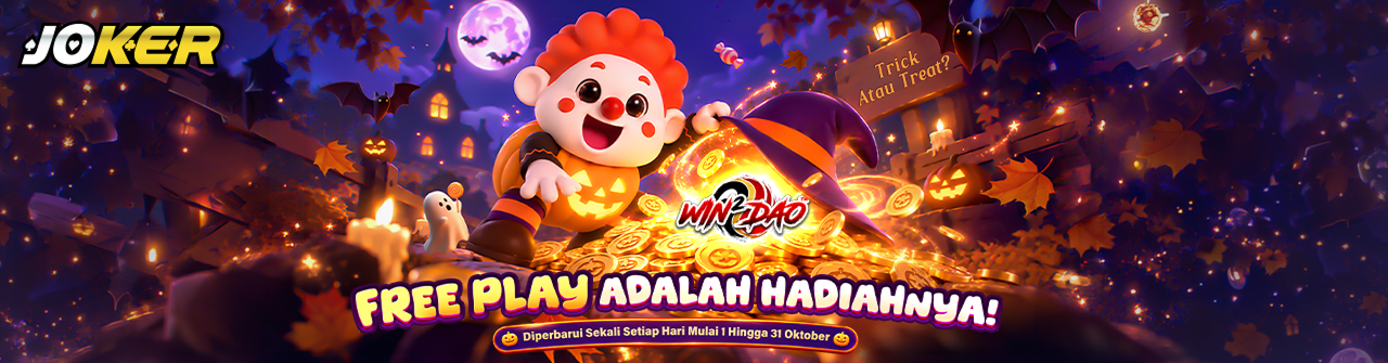Kampanye FREE PLAY Halloween Win²Dao™ 🎃