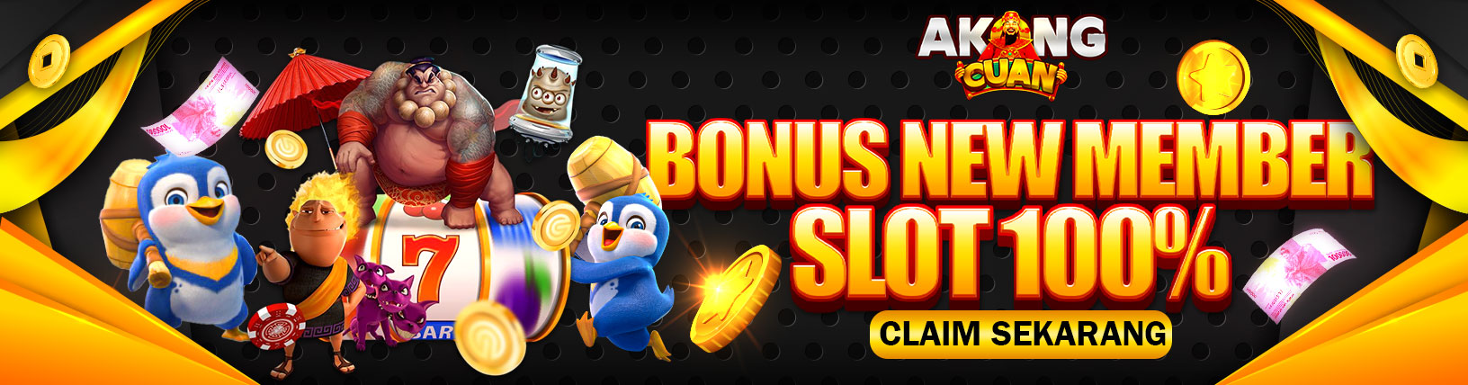 BONUS NEW MEMBER SLOT GAMES 100%