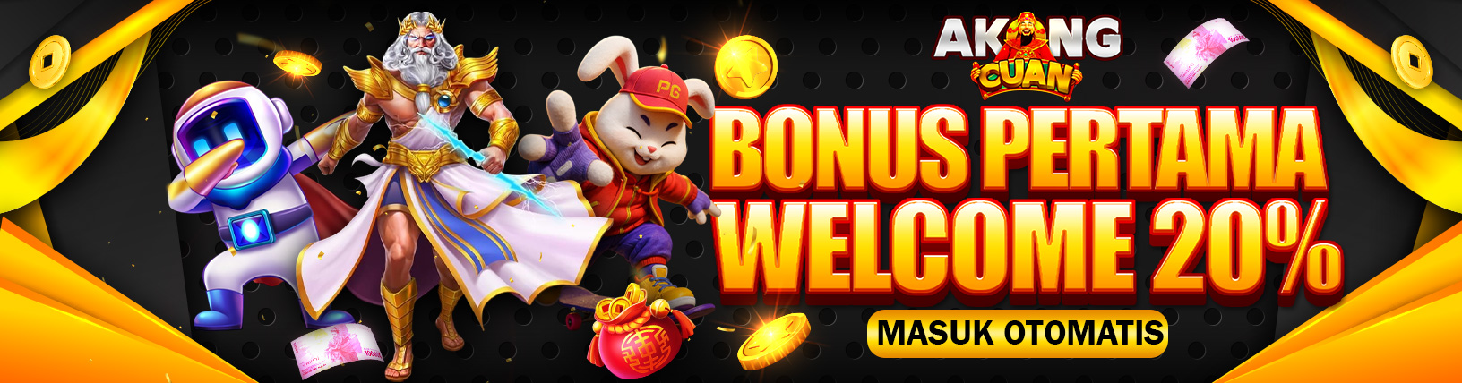 BONUS DEPOSIT NEW MEMBER 20%