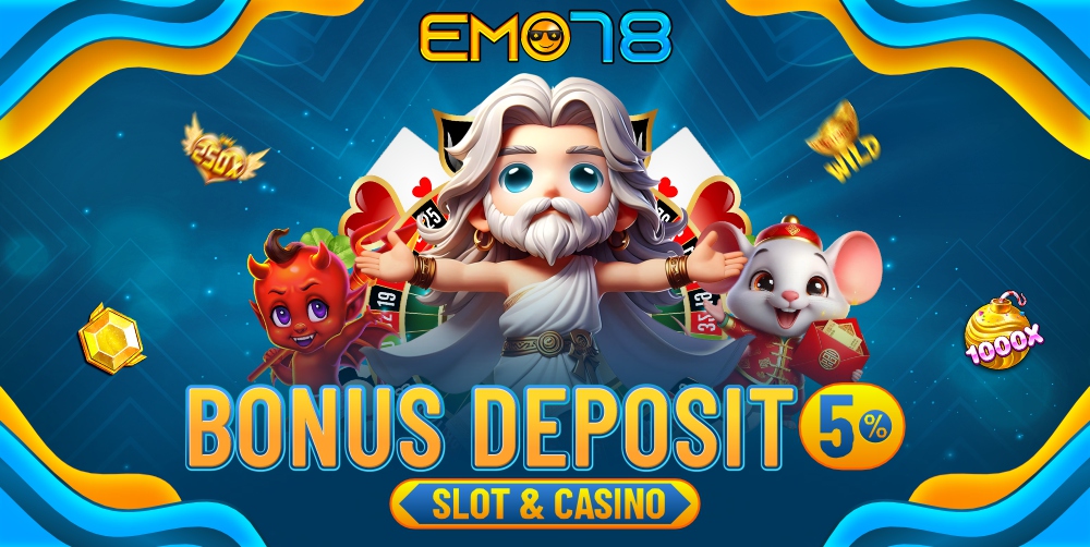 Bonus Deposit Slot dan Casino 5%
