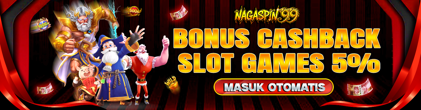 BONUS CASHBACK SLOT GAMES 5% BONUS CASHBACK SLOT GAMES 5%