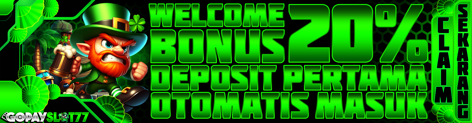 BONUS DEPOSIT NEW MEMBER 20%