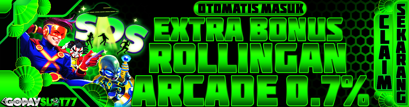 BONUS ROLLINGAN ARCADE 0.7%