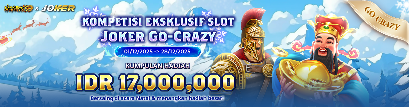 Joker Go-Crazy Slot Exclusive Competition