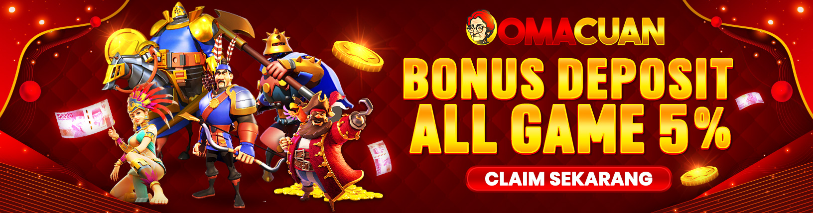 BONUS DEPOSIT 5%