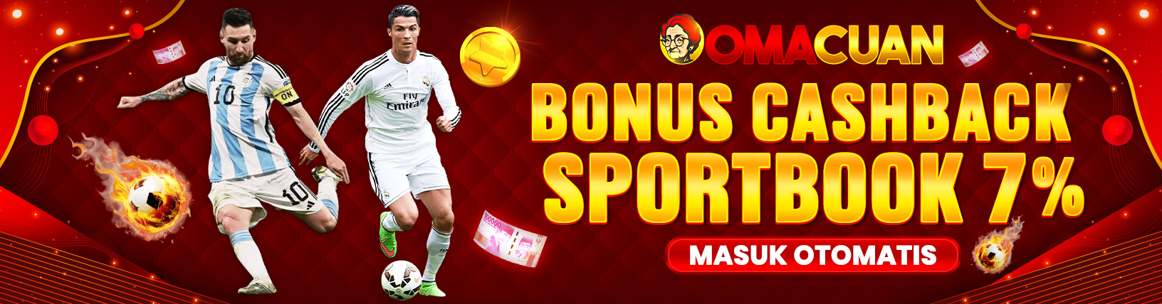 BONUS CASHBACK SPORTBOOKS 7%
