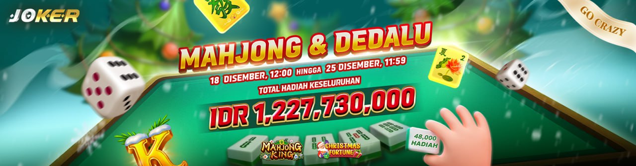 Joker Mahjong & Dedalu Slot Exclusive Competition Joker Mahjong & Dedalu Slot Exclusive Competition