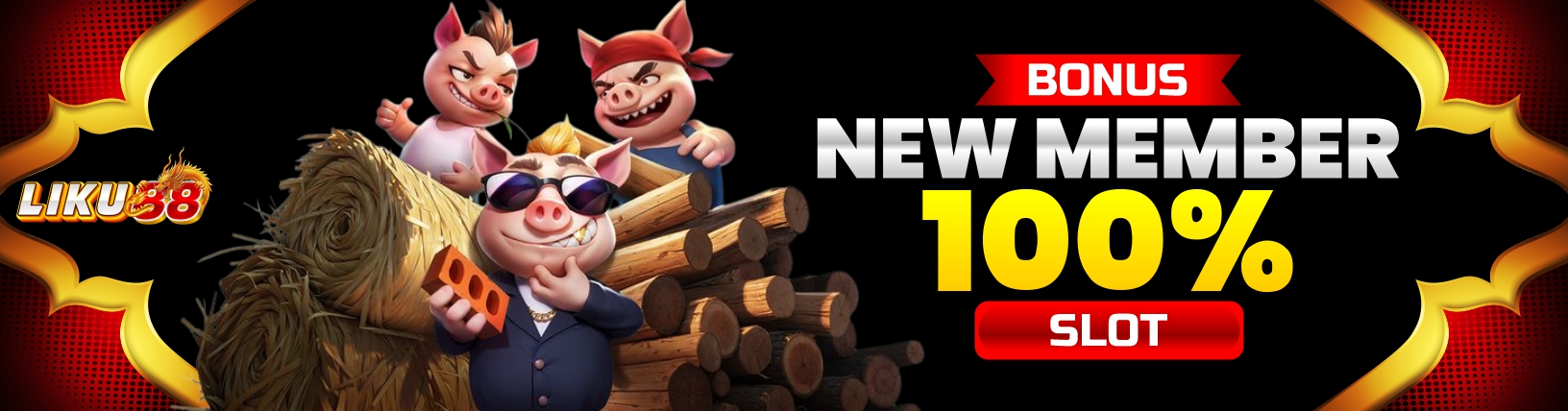BONUS NEW MEMBER SLOT GAMES 100%