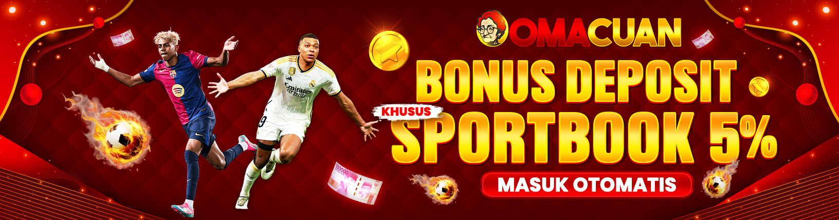 BONUS DEPOSIT KHUSUS SPORTBOOKS 5%