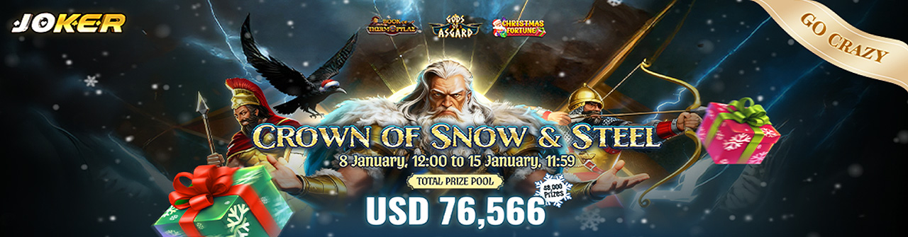 🔔 Joker Go-Crazy Turnamen : Crown of Snow & Steel