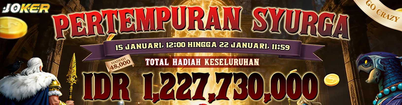 🔔 Celestial Clash : Joker Go-Crazy Competition