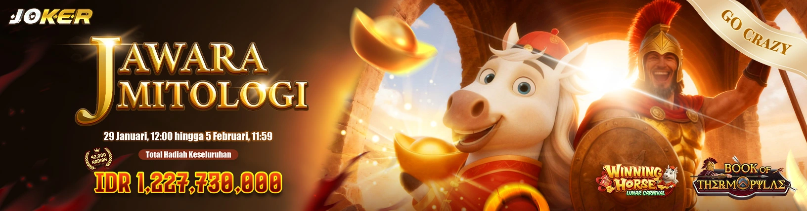 🔔 Champions of Myth: Kompetisi Joker Go-Crazy