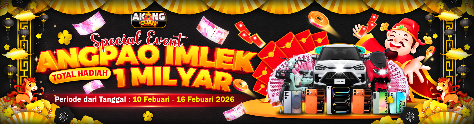 EVENT ANGPAO IMLEK AKONGCUAN SPECIAL CHINNESE NEW YEAR