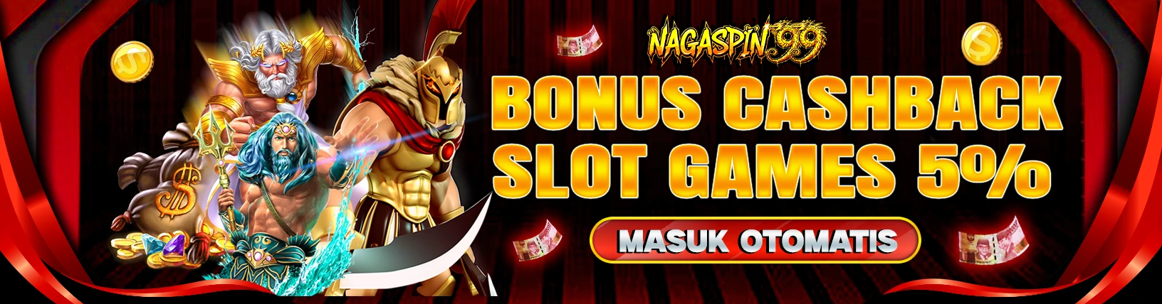 BONUS CASHBACK SLOT GAMES 5%
