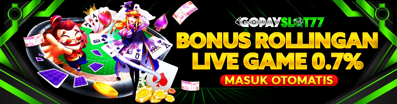 BONUS ROLLINGAN CASINO 0.7%