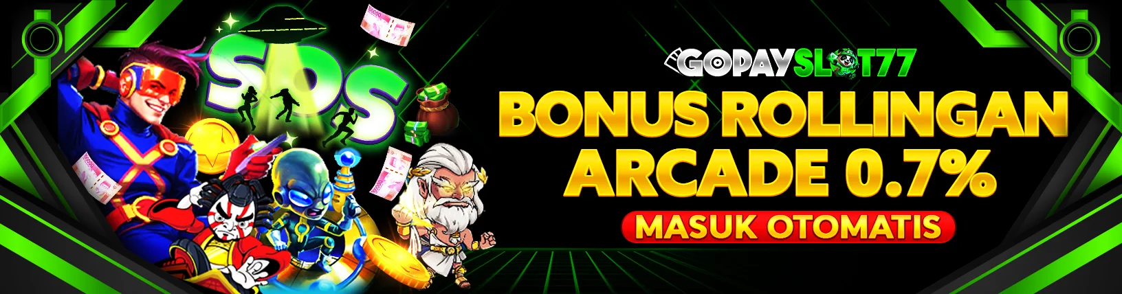 BONUS ROLLINGAN ARCADE 0.7%
