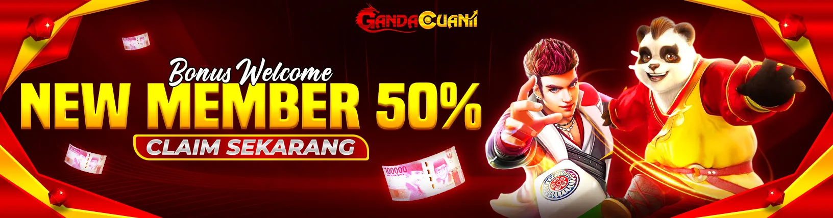 BONUS NEW MEMBER 50%