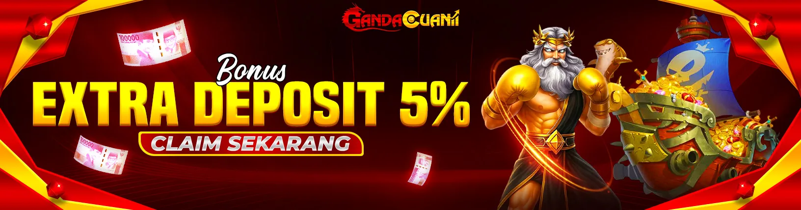 BONUS DEPOSIT 5%