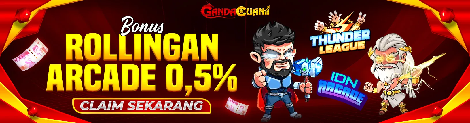 BONUS ROLLINGAN ARCADE