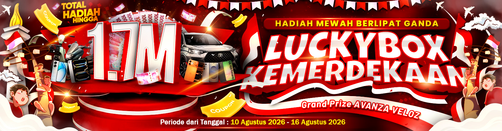 LUCKY BOX KEMERDEKAAN AKONGCUAN LUCKY BOX KEMERDEKAAN AKONGCUAN
