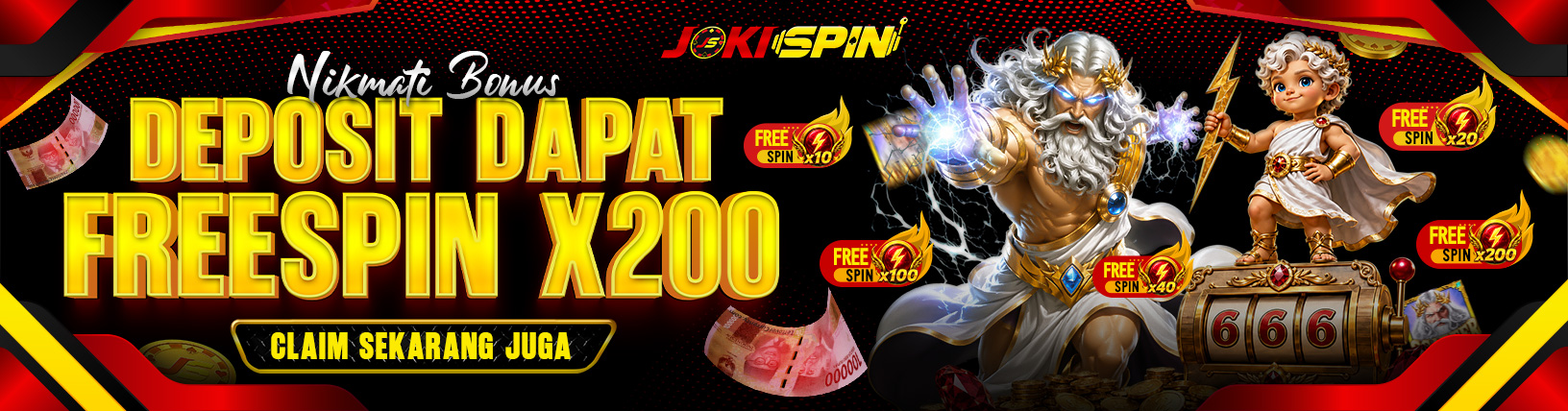 BONUS FREESPIN KHUSUS SLOT GAMES HINGGA 200X BONUS FREESPIN KHUSUS SLOT GAMES HINGGA 200X