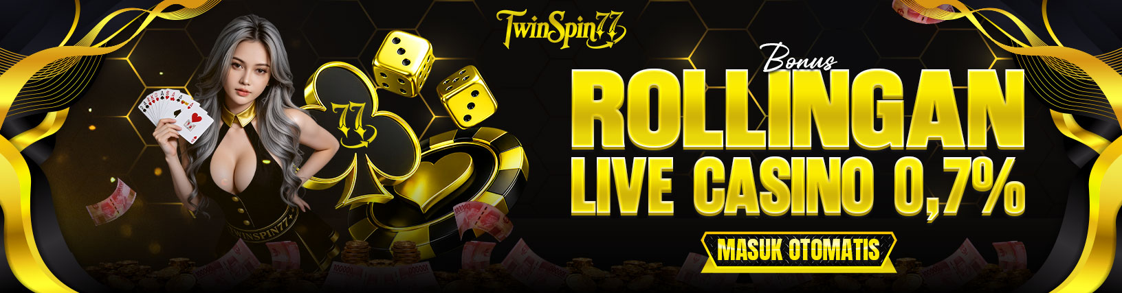 BONUS ROLLINGAN CASINO 0.7% BONUS ROLLINGAN CASINO 0.7%