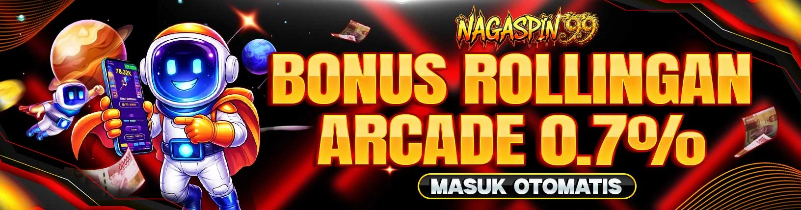 BONUS ROLLINGAN ARCADE 0.7% BONUS ROLLINGAN ARCADE 0.7%